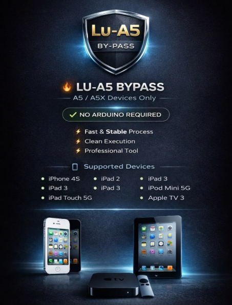 LU WIFI  - A5 Bypass Tool No Arduino